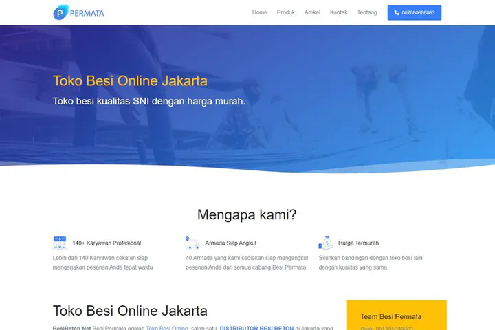 Toko Besi Permata | Besi Beton