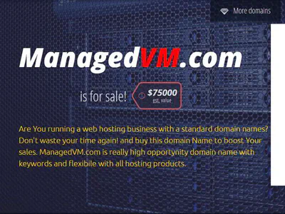 ManagedVM.com - Managed Virtual Machine domain for sale