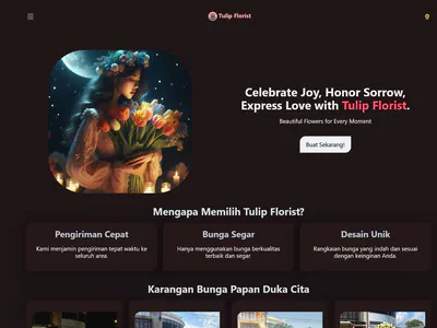 Tulip Florist: Membuat Website Bisnis