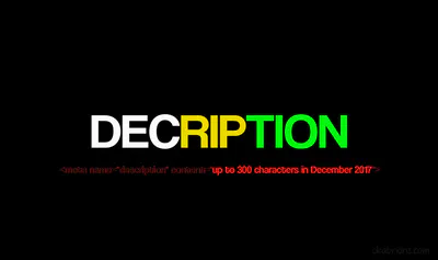 New Meta Description 2017 (DECription)