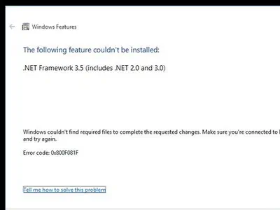 Cara Install .Net Framework 3.5 Offline